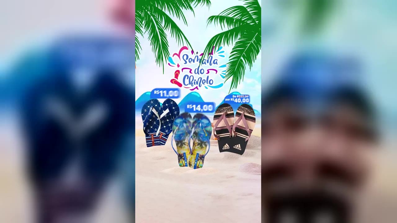 Próximo trabalho: Semana do Chinelo — Azul Calçados